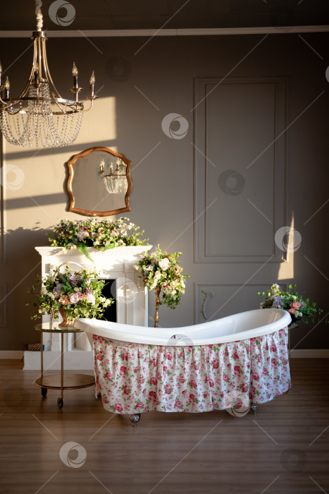 Скачать Романтический релакс в ванной. природа, релакс, курорт фотосток Ozero