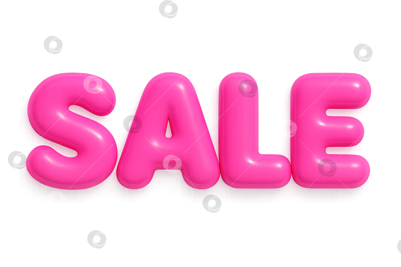 Скачать Надутый розовый рекламный пузырь, выделенный на прозрачном фоне фотосток Ozero