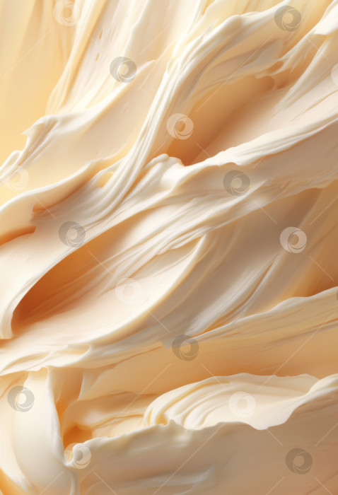 Скачать Текстура мороженого крупным планом с замысловатыми узорами идеально подходит в качестве фона для десерта фотосток Ozero