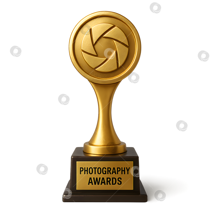 Скачать Золотой трофей за достижения в фотографии, 3D фотосток Ozero