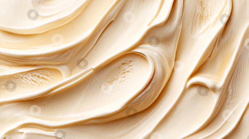 Скачать Текстура мороженого крупным планом с замысловатыми узорами идеально подходит в качестве фона для десерта фотосток Ozero