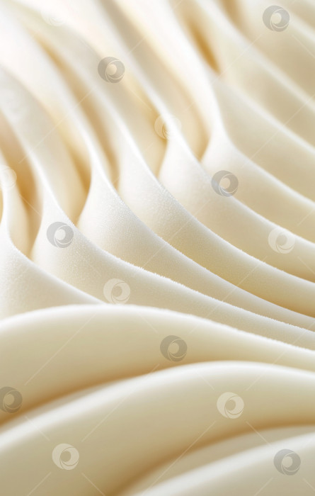 Скачать Текстура мороженого крупным планом с замысловатыми узорами идеально подходит в качестве фона для десерта фотосток Ozero