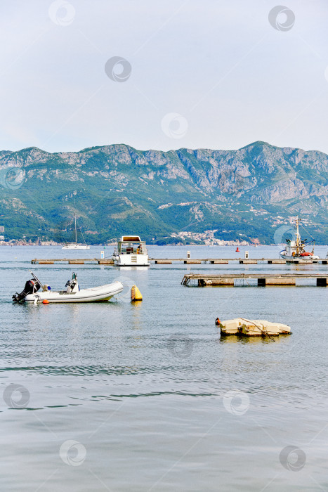 Скачать Будва, Черногория, 13 мая 2024 года, Туристические суда на стоянке в порту на Адриатическом море фотосток Ozero