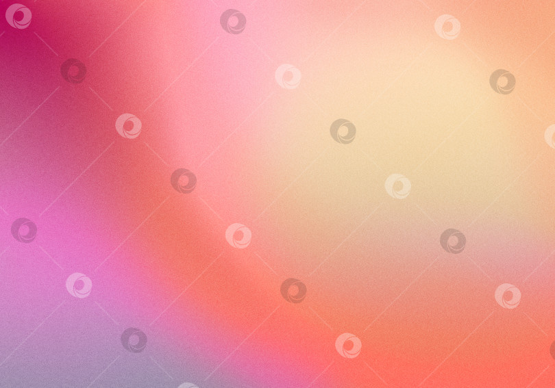 Скачать Размытый градиентный фон с зернистой текстурой. Розовый и оранжевый цвета. фотосток Ozero