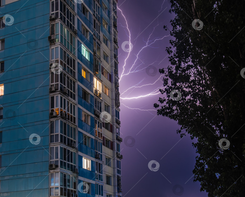 Скачать ночная гроза фотосток Ozero