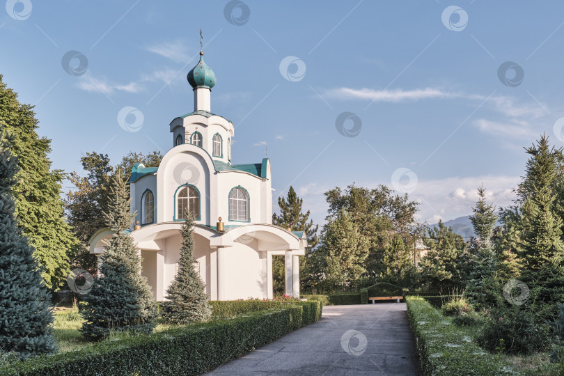 Скачать Часовня венчания Петра и Февронии в Тургене, Казахстан фотосток Ozero