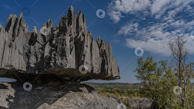 Скачать Карстовая скала причудливых очертаний фотосток Ozero