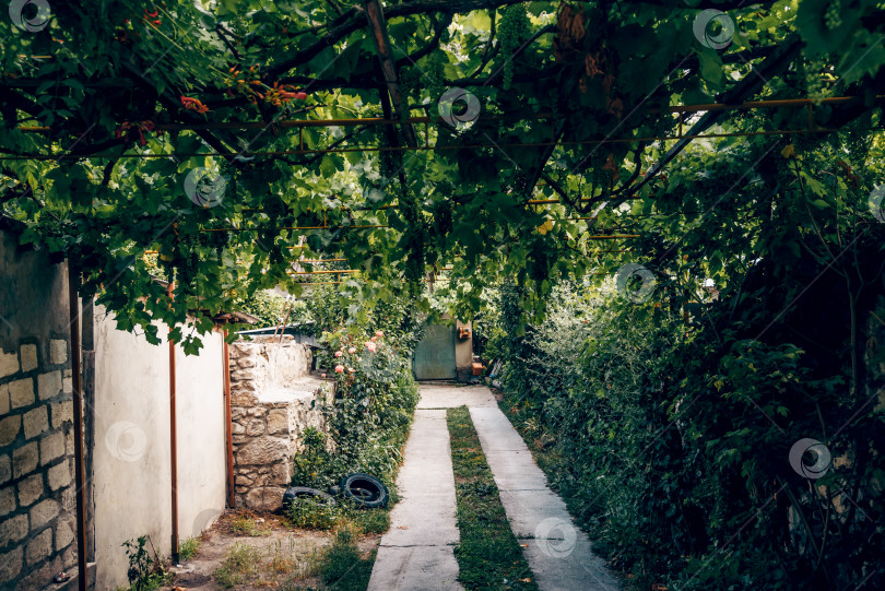 Скачать Входная дверь небольшого жилого дома по соседству, внешнее здание снаружи фотосток Ozero