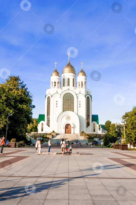 Скачать Калининград, Россия, 19 августа 2015 года, Православный храм Христа Спасителя фотосток Ozero
