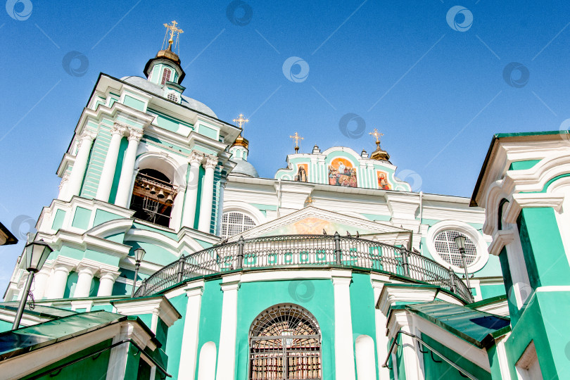 Скачать Смоленск, Россия, 22 августа 2015 года, православный храм Богоявленского собора фотосток Ozero
