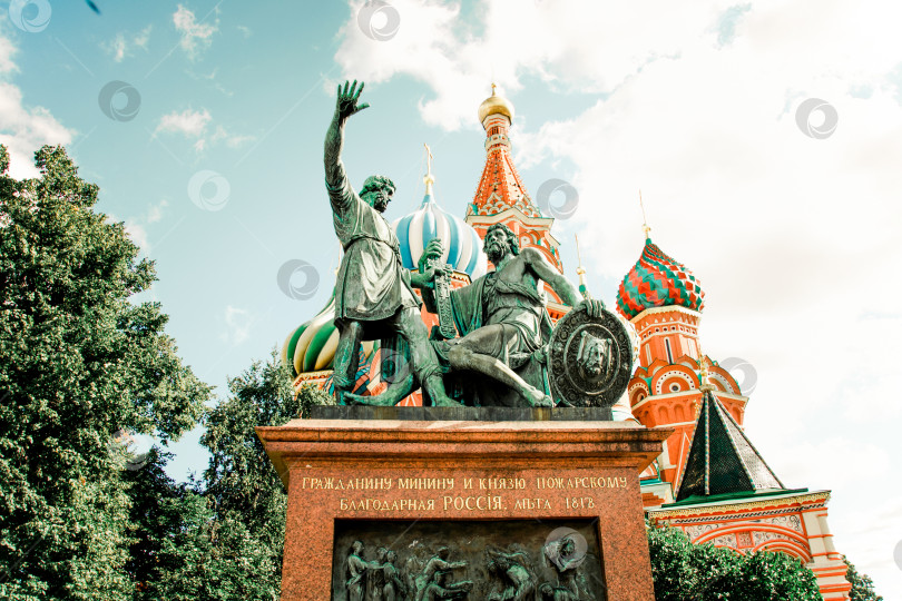 Скачать Москва, Россия, 30 августа 2016 года, православный собор Василия Блаженного на Красной площади фотосток Ozero