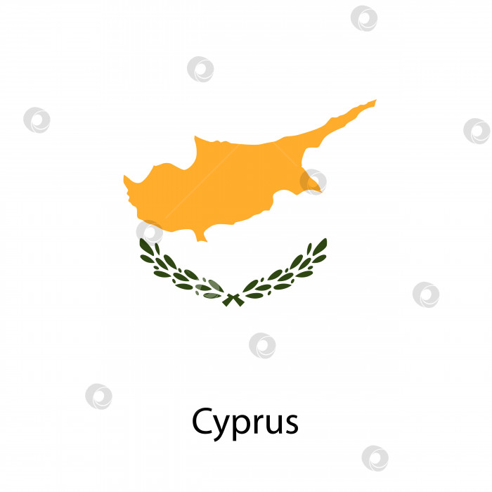 Скачать Флаг страны Кипр. Векторная иллюстрация. фотосток Ozero