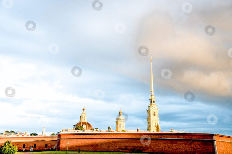 Скачать Санкт-Петербург, Россия, 7 августа 2018 года, музей-панорама Петропавловской крепости фотосток Ozero