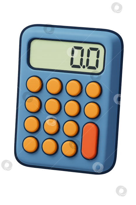 Скачать Калькулятор с оранжевыми кнопками, выделенными на прозрачном фоне, снова в школу фотосток Ozero