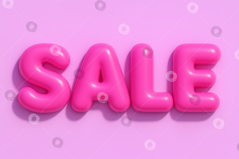 Скачать Розовый рекламный текст на розовом фоне, концепция рекламных акций фотосток Ozero