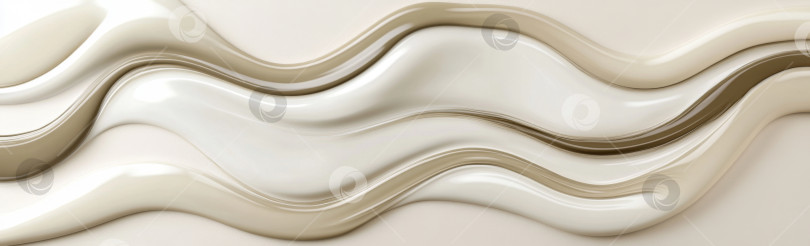 Скачать Жидкие текстуры косметики, нанесенные с помощью крема-хайлайтера, абстрактный фон фотосток Ozero