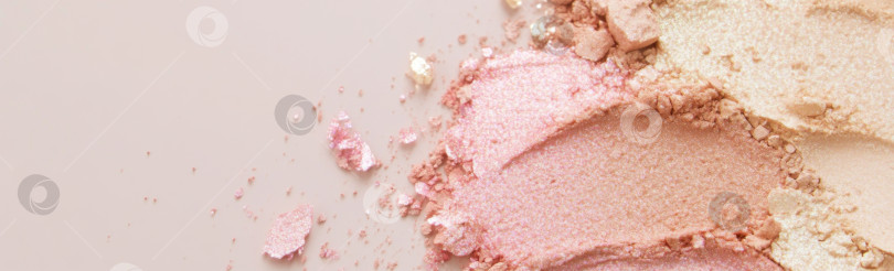 Скачать Текстуры косметических теней для век и румян распределяются по поверхности, фону фотосток Ozero