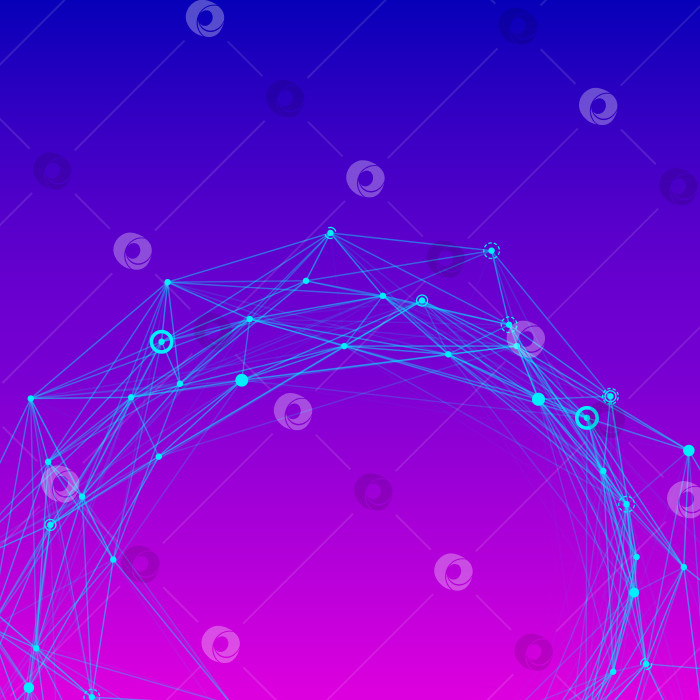 Скачать Абстрактный фон с пунктирной сеткой фотосток Ozero