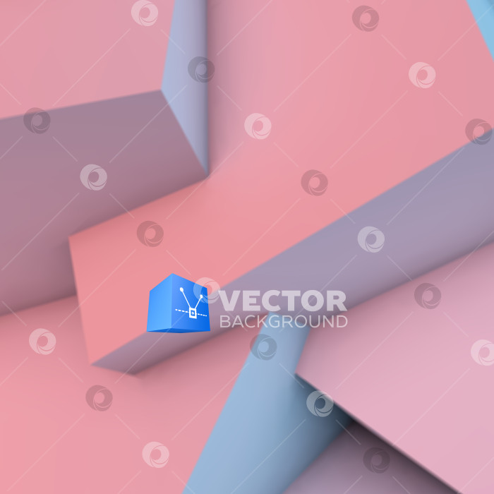 Скачать Абстрактный фон с розовым кварцем и кубиками безмятежности фотосток Ozero