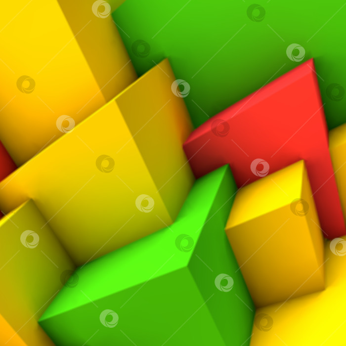 Скачать Абстрактный фон с разноцветными кубиками фотосток Ozero