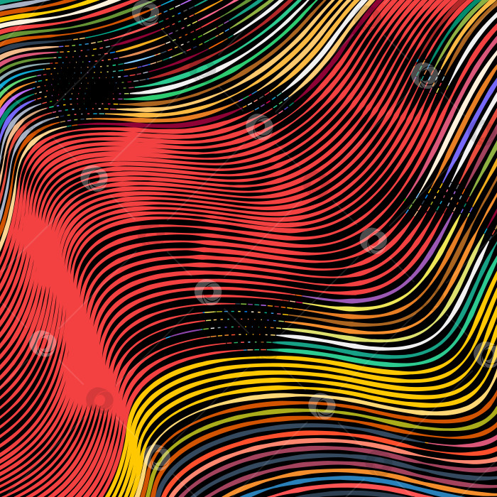 Скачать Абстрактный фон с красочными линиями фотосток Ozero