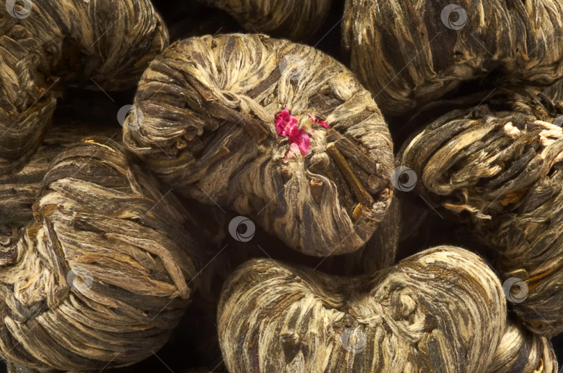 Скачать Китайский овощной цветочный чай с изолированным фоном на поверхности фотосток Ozero