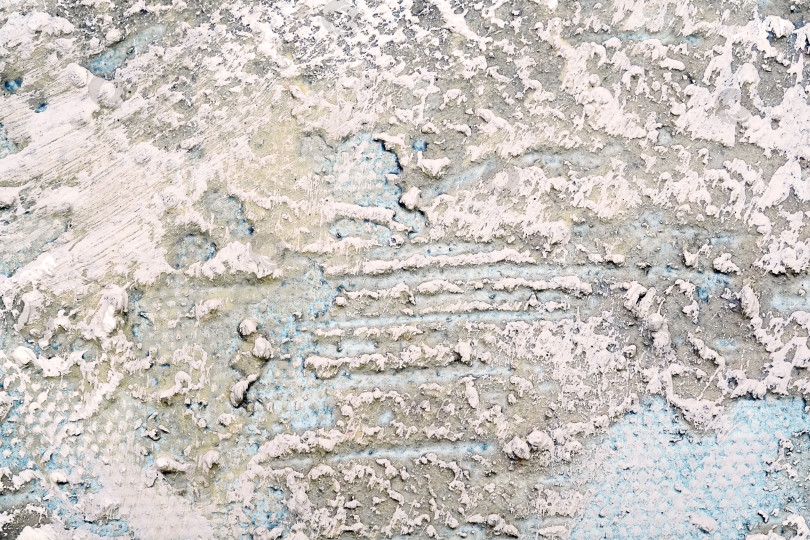 Скачать Изолированный макет картины маслом на холсте крупным планом (макросъемка) фотосток Ozero