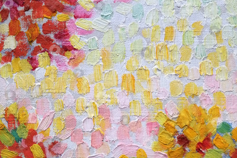 Скачать Изолированная картина маслом на холсте крупным планом (макро) фотосток Ozero