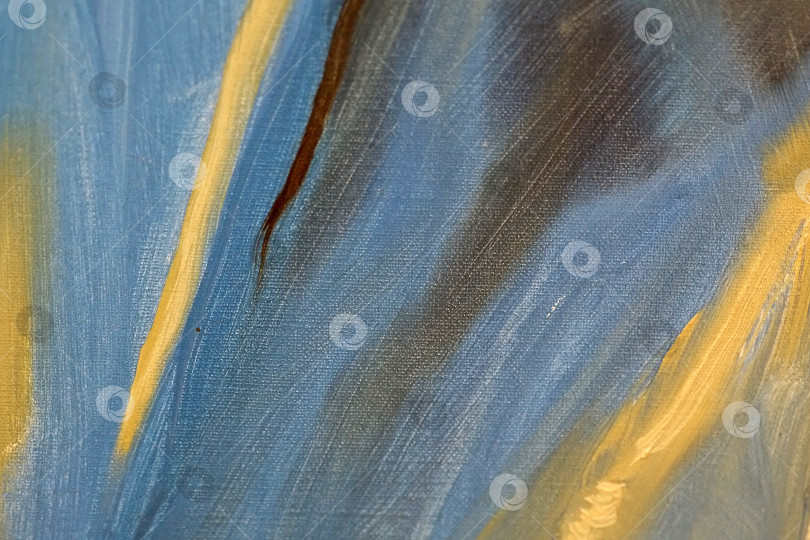 Скачать Изолированная картина маслом на холсте крупным планом (макро) фотосток Ozero
