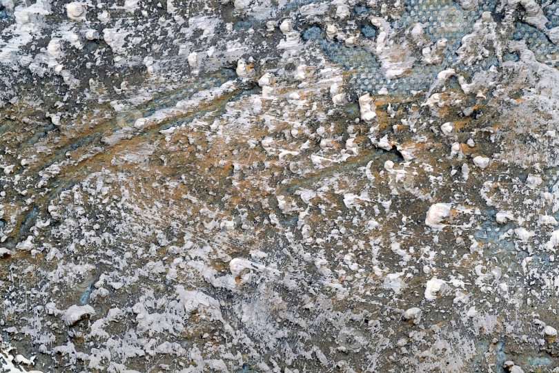 Скачать Изолированный макет картины маслом на холсте крупным планом (макросъемка) фотосток Ozero