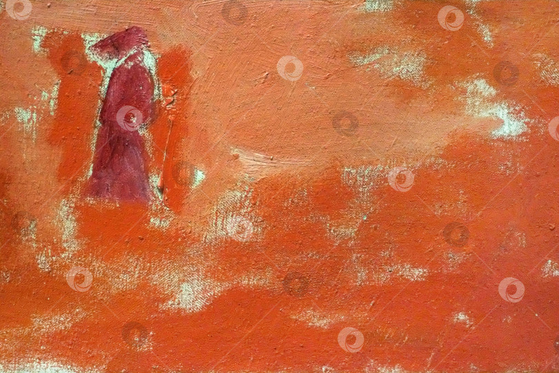 Скачать Изолированная картина маслом на холсте крупным планом (макро) фотосток Ozero