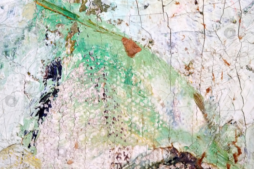 Скачать Изолированная картина маслом на холсте крупным планом (макро) для создания красивого фона фотосток Ozero