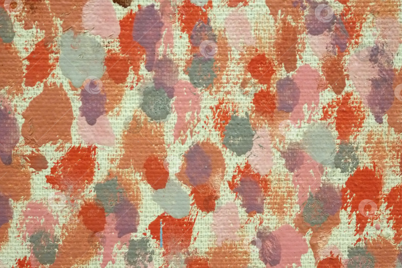 Скачать Изолированная картина маслом на холсте крупным планом (макро) для создания красивого фона фотосток Ozero