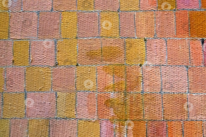 Скачать Изолированная картина маслом на холсте крупным планом (макро) для создания красивого фона фотосток Ozero