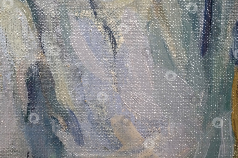 Скачать Изолированная картина маслом на холсте крупным планом (макро) для создания красивого фона фотосток Ozero