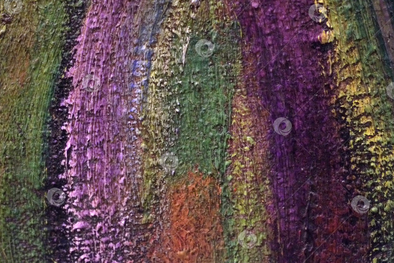 Скачать Изолированная картина маслом на холсте крупным планом (макро) для создания красивого фона фотосток Ozero