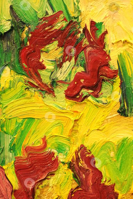 Скачать Изолированный фон, картина маслом на холсте крупным планом (макро) фотосток Ozero