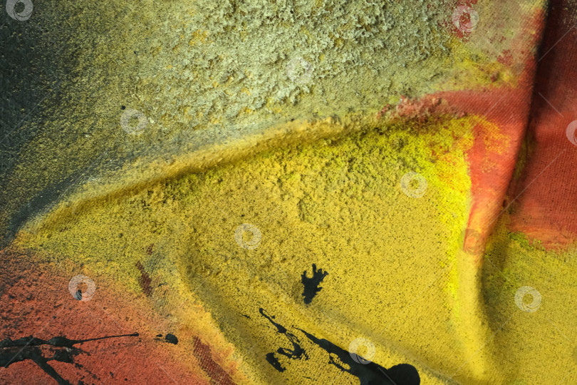 Скачать Изолированная картина маслом на холсте крупным планом (макро) для создания красивого фона фотосток Ozero