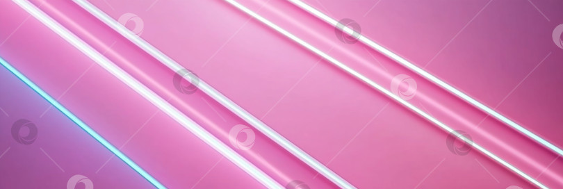 Скачать Абстрактные розовые лучи света создают яркий геометрический фон фотосток Ozero