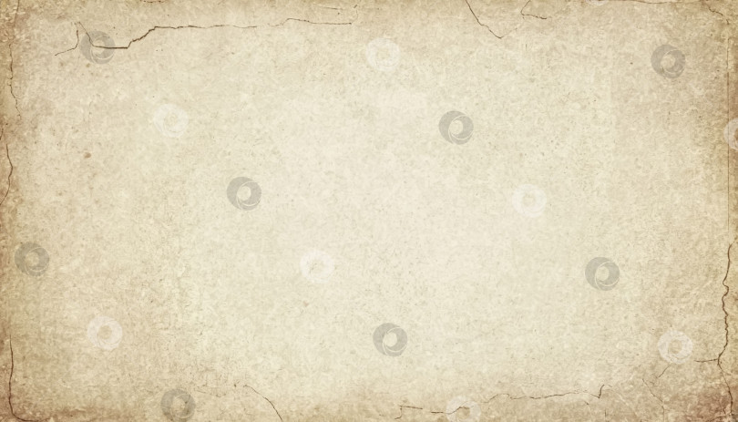 Скачать Поверхность из винтажной потертой бумаги. Создано с помощью искусственного интеллекта. фотосток Ozero