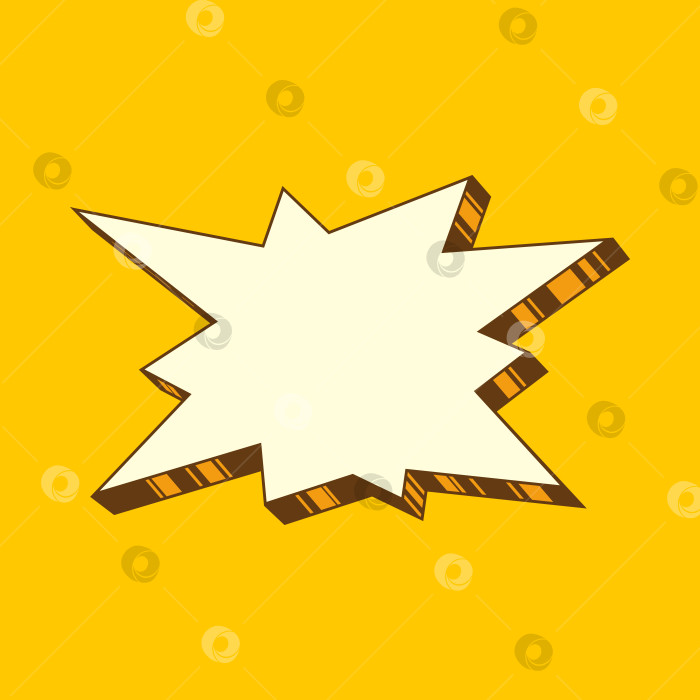 Скачать Взрыв речевого пузыря- комический знак фотосток Ozero