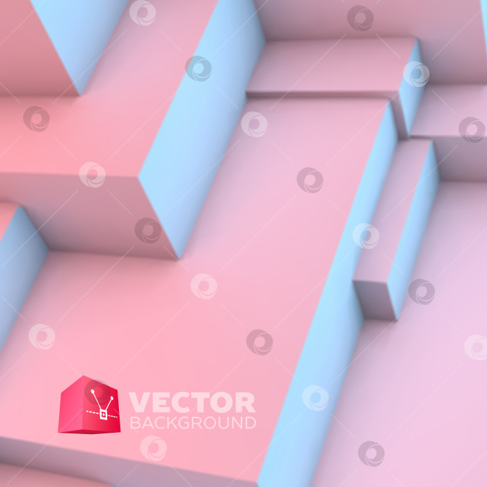 Скачать Абстрактный фон с розовым кварцем и кубиками безмятежности фотосток Ozero