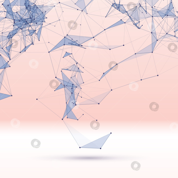 Скачать Абстрактный фон с пунктирной сеткой фотосток Ozero