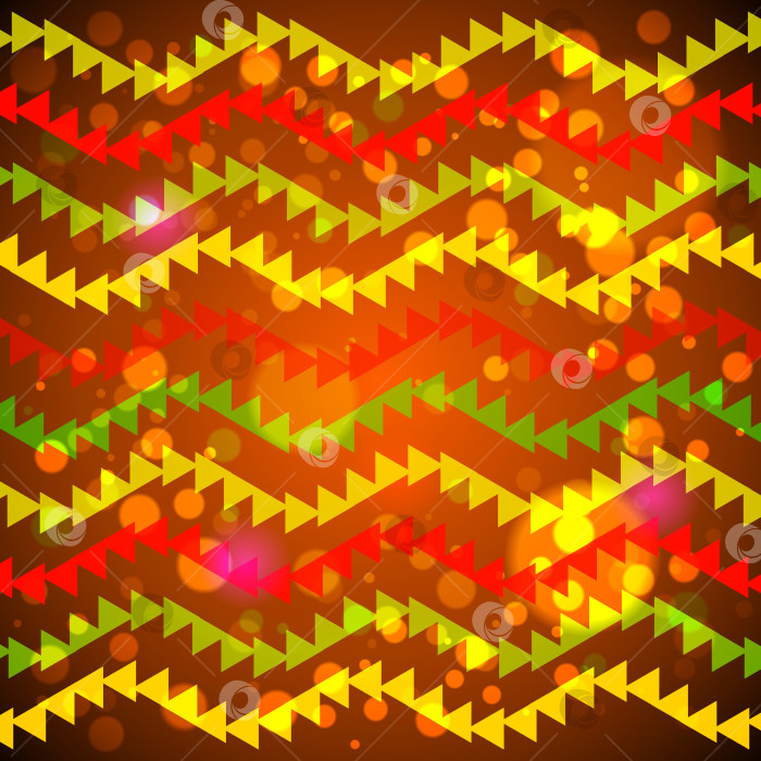 Скачать Абстрактные треугольные гирлянды фотосток Ozero