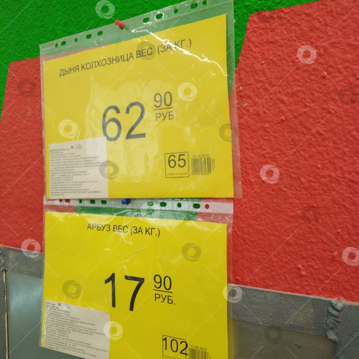 Скачать Отдел дыни в магазине "Победа". фотосток Ozero