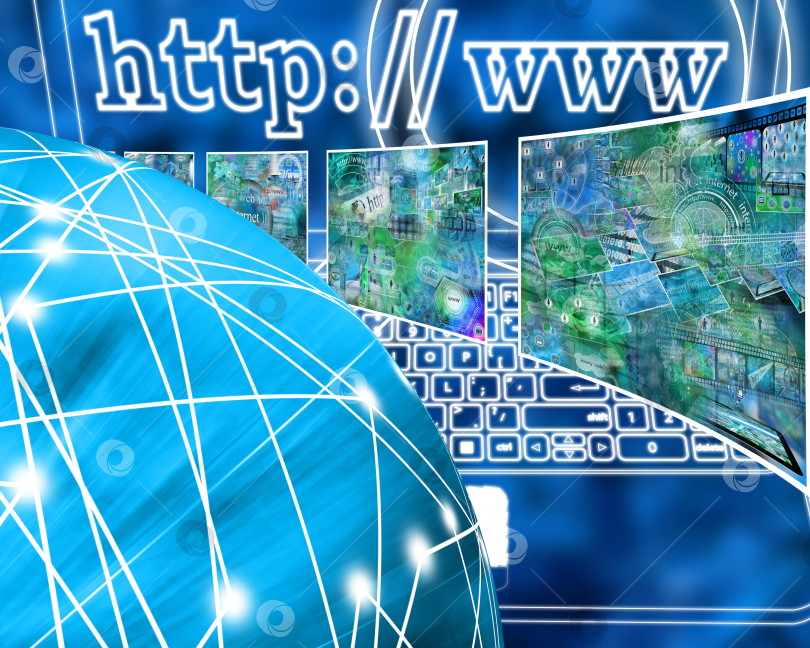 Скачать мир Интернета фотосток Ozero