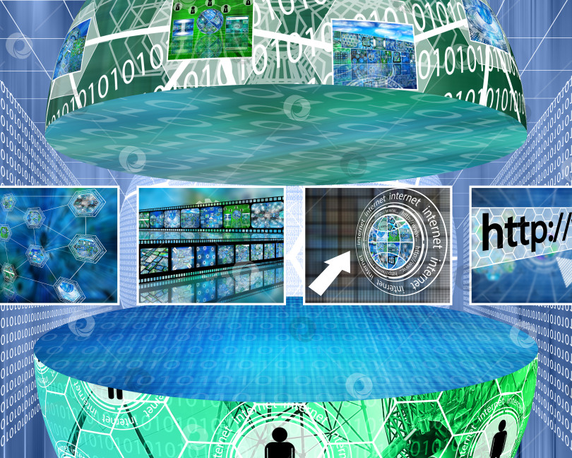 Скачать мир Интернета фотосток Ozero