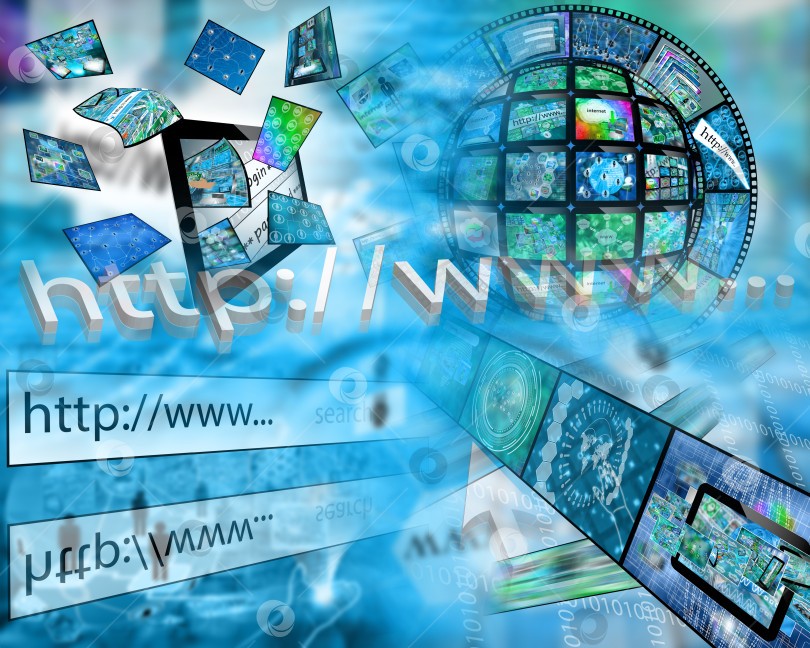 Скачать мир Интернета фотосток Ozero