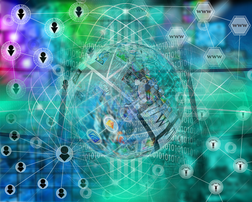 Скачать компьютерная абстракция фотосток Ozero