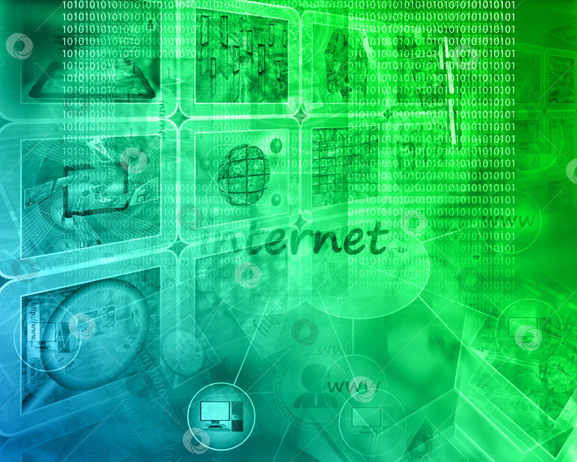 Скачать компьютерная абстракция фотосток Ozero